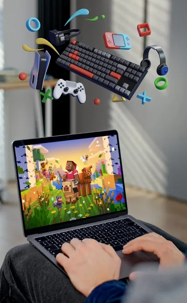 العب مود ماين كرافت من خلال لوحات مفاتيح الألعاب